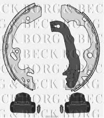 BORG & BECK bbs1066k -  Комплект тормозных колодок